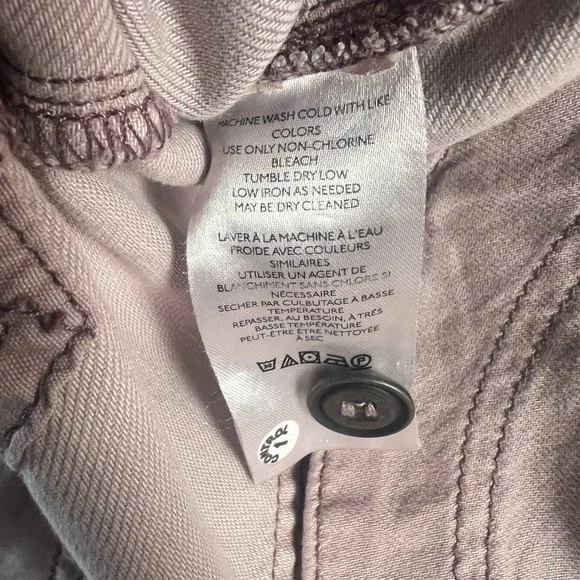 Antropologie PILCRO Utility Dress Women's‎ Large Button Front Pink - Picture 8 of 15